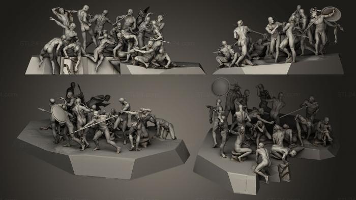 Miscellaneous figurines and statues (Battle of Cascina, STKR_0092) 3D models for cnc